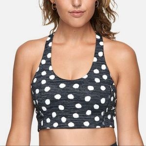 Outdoor voices polka dot doing things bra size S